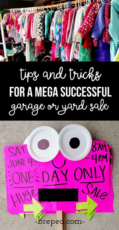 Yard Sale Fundraiser, Yard Sale Tips, Successful Garage Sale, Yard Sale Hacks, Yard Sale Organization, Garage Sale Organization, Garage Sale Tips, Yard Sale Signs, Garage Sale Signs