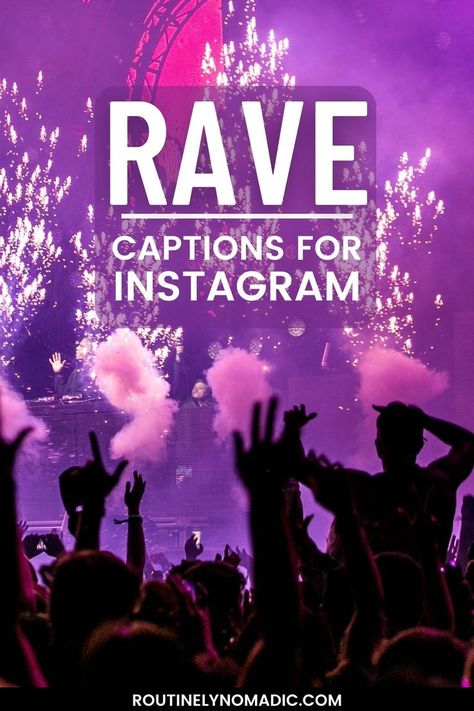 People at concert with words rave captions for Instagram Rave Captions, Rave Quotes, When The Beat Drops, Party Captions, Party Quotes, Beat Drop, Ig Captions, Rave Party, Cool Captions