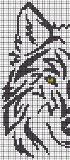 Seed Bead Wolf Patterns, Beaded Wolf Pattern, Wolf Beading Patterns, Wolf Knitting Pattern, Wolf Alpha Pattern, Wolf Macrame, Wolf Pixel Art, Crochet Fillet, Indigenous Beading