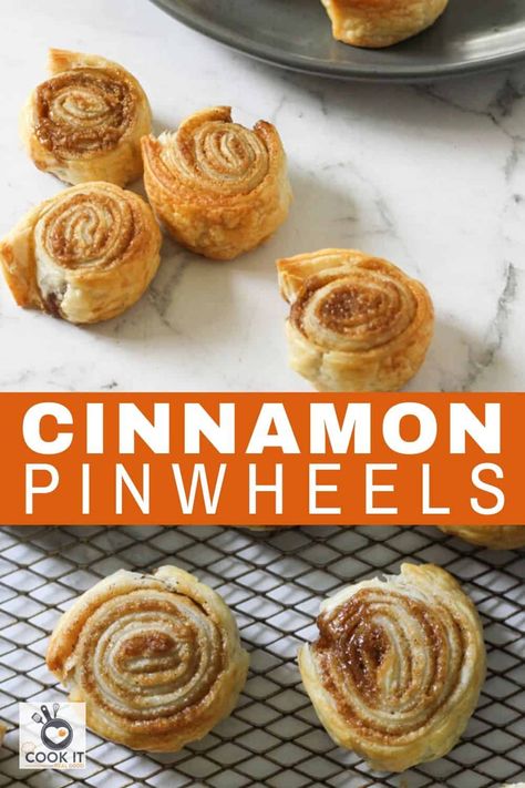 Air Fryer Pinwheels, Sweet Pinwheels, Cinnamon Pinwheels, Puff Pastry Cinnamon Rolls, Pastry Cinnamon Rolls, Pinwheels Appetizers, Puff Pastry Cinnamon, April Holidays, Tailgate Ideas