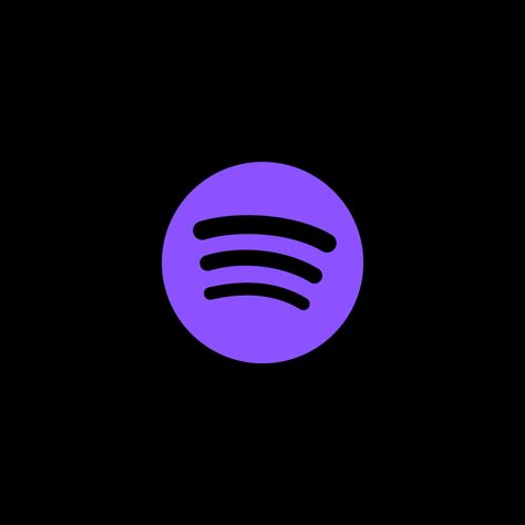 Purple And Black App Icons, Purple App Icons Aesthetic, Deep Purple Aesthetic, Black And Purple Icons, Purple Spotify, Purple Icons For Apps, Homescreen Themes, Purple App Icon, App Widget Icons