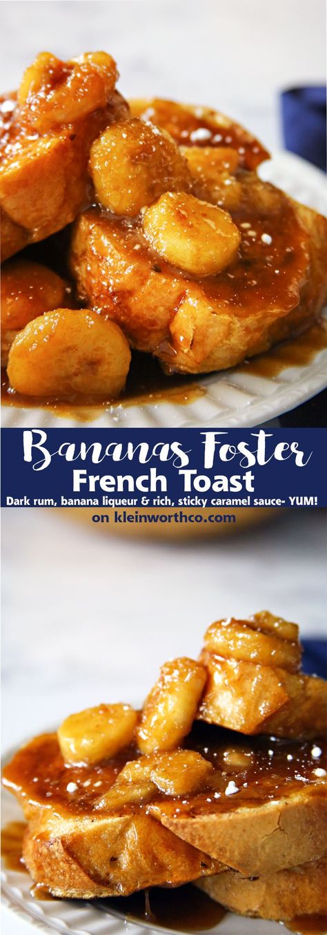 Easy Oatmeal Recipes Breakfast, Thick Caramel Sauce, Breakfast Braid, Banana Liqueur, Bananas Foster French Toast, Breakfast Oatmeal Recipes, Bananas Foster, Breakfast Food List, French Toast Easy