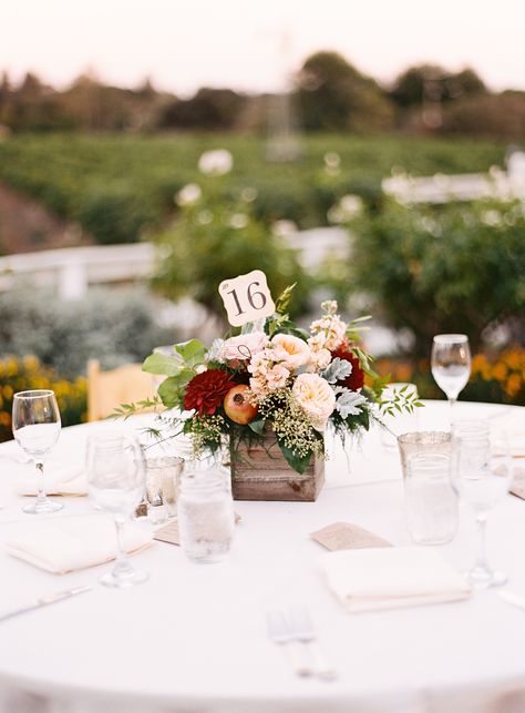 Small Table Arrangements, Fruit Bouquet Wedding, Seating Arrangement Wedding, Santa Ynez Wedding, Wedding Vineyard, Fruit Bouquet, Gray Decor, Centerpiece Flower, Table Arrangements Wedding