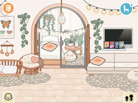 Aesthetic Toca Boca, Toca Boca Hair Salon, Toca Boca Room, Bad Room Ideas, Toca Life World Aesthetic Pfp, Free House Design, Adorable Homes Game, Create Your Own World, Aesthetic Room Ideas