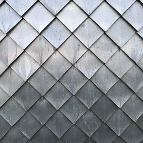 Pretty Plastic - Tile Plastic Cladding, Cladding Tiles, Moon House, Old Window Frames, Alpine House, Tile Cladding, Cladding Materials, Texture Material, Rain Gutters