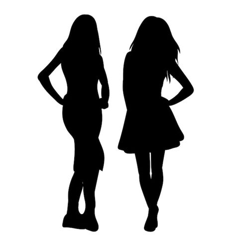 Women silhouette on white background iso... | Premium Vector #Freepik #vector #female-figure #girl-dress #party-dress #woman-figure Blue Background Plain, Two Shadows, Silhouette Girl, Person Silhouette, Background Plain, Women Silhouette, Shadow People, Shadow Drawing, Girl Shadow