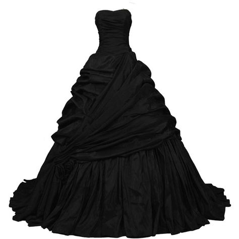 Black Bridal Dresses, Long Black Evening Dress, Dress Png, Black Ball Gown, Kohls Dresses, Black Evening Gown, Gothic Wedding Dress, Black Bridal, Looks Party