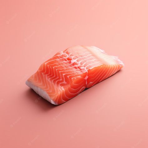 Premium AI Image | photo a salmon fillet raw salmon at clean background Salmon Photography, Raw Photography, Clean Background, Raw Salmon, Salmon Fillet, Food Illustration, Salmon Fillets, Food Illustrations, Most Popular