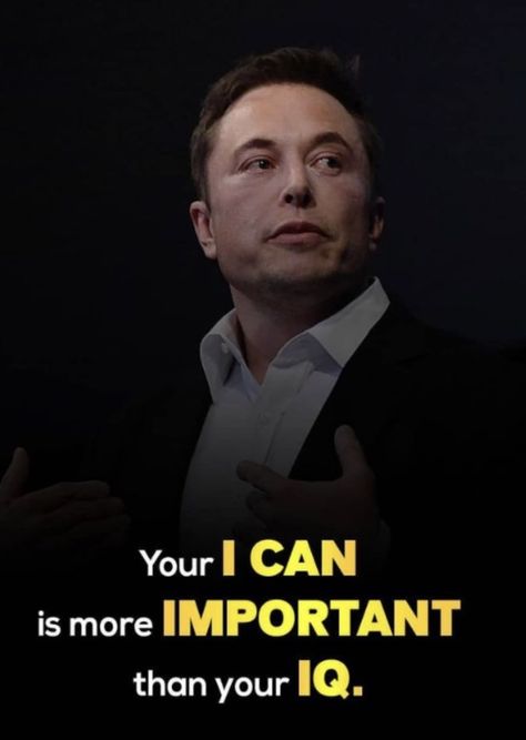 Inspirational and Motivational Quote from CEO of Tesla, Elon Musk Elon Musk Motivation, Tesla Elon Musk, Elon Musk Quotes, Inspirtional Quotes, Iq Test, Solve Problems, Random Thoughts, Elon Musk, Motivational Quote