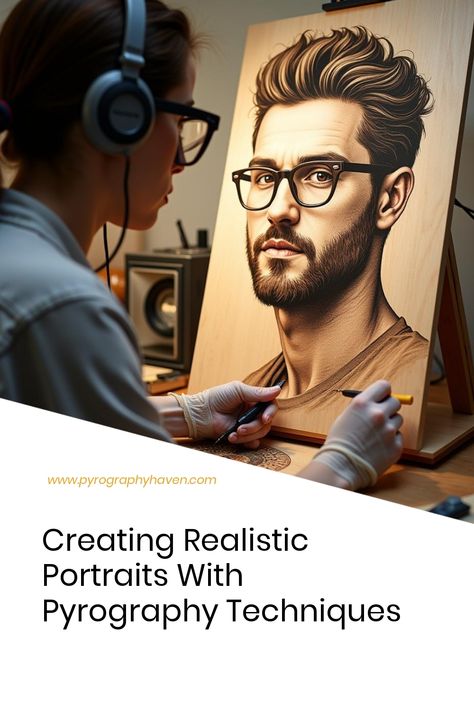 Discover the mesmerizing art of burning lifelike portraits into wood. Uncover the techniques that transform simple pyrography into captivating masterpieces. Wood Burning Portraits, Simple Pyrography, Pyrography Tools, Pyrography Art, Cross Hatching, Pyrography, Transfer Paper, Wood Burning, Packaging