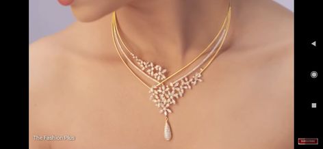 Sleek Diamond Necklace, Gold Necklace Set Simple, Delicate Diamond Necklace, Unique Wedding Jewelry, Unique Gold Jewelry Designs, Bridal Jewelry Sets Brides, Bridal Diamond Necklace, Bridal Necklace Designs, Neck Pieces Jewelry