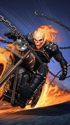 Ghost Rider Drawing, Ghost Rider Tattoo, Gost Rider, Ghost Raider, Ghost Rider Johnny Blaze, Ghost Rider 2, Ghost Rider Pictures, Ghost Rider Wallpaper, Scary Ghost Pictures