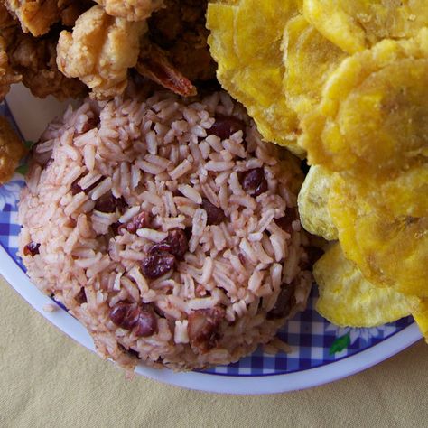 Rice and Beans with Coconut Milk (Resanbinsi) Recipe | Saveur Easy Rice And Beans Recipe, Recipe Coconut Milk, Cooking Steak On Grill, Cooking With Coconut Milk, Honduran Recipes, Belize Food, Rice And Beans Recipe, Easy Rice, Rice Beans