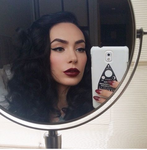 Micheline Pitt // those brows. that lip color. gorgeous and she knows it. Micheline Pitt, She Knows, Dye My Hair, Lip Colour, Woman Crush, Lip Color, My Hair, Dark Hair, Hair Goals