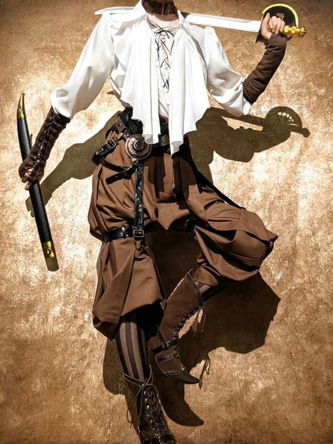 Steampunk Mens Fashion, Steampunk Male, Outfits Male, Male Outfit, Steampunk Pirate, Pirate Outfit, Ren Fest, Steampunk Clothing, Steampunk Fashion