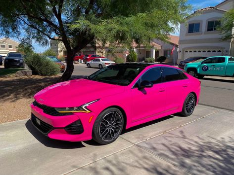 First Cars For Teenagers, Pink Chevy Trucks, Pink Chevy, Girl Cars, Best Cars For Teens, Car For Teens, Kia K5, Honda Accord Sport, 2024 Goals