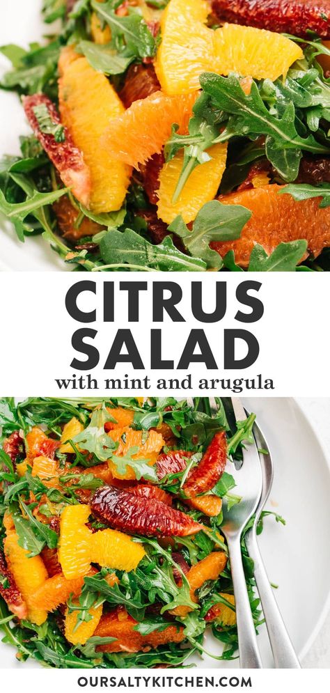 Citrus Caprese Salad, Winter Citrus Salad, Tossed Salad Recipes, Citrus Breakfast, Salad Citrus, Citrus Salad Recipes, Breakfast Salads, Vibrant Salad, Winter Produce