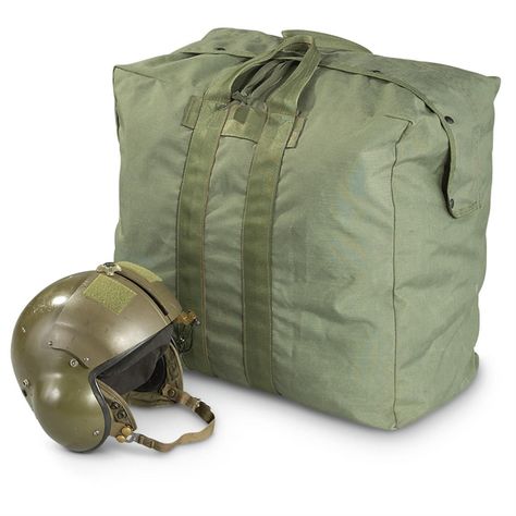 Used U.S. Military Surplus Flyer's Kit Bag, Olive Drab  5,280-cu. in. capacity Military Surplus Store, Army Gears, Military Bag, Army Surplus, Tool Bags, Tool Kits, Tactical Bag, Military Surplus, Military Spouse