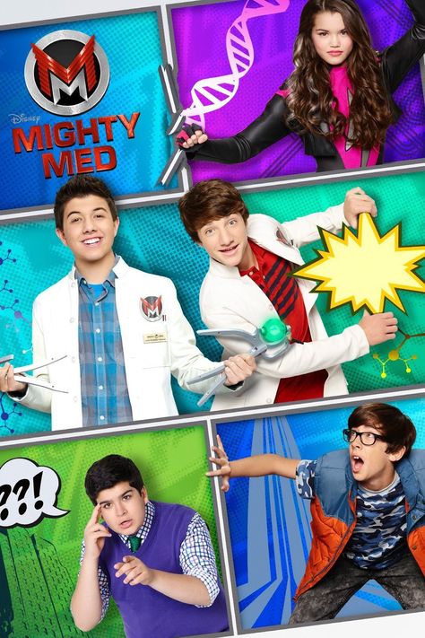 MIGHTY MED/First episode date: October 7, 2013 Final episode date: September 9, 2015 Network: Disney XD/2 Seasons Old Cartoon Movies, Disney Xd Cartoons, Old Kids Shows, Mighty Med, Old Disney Channel, 2010s Nostalgia, Tv Series To Watch, Nickelodeon Cartoons, Disney Channel Stars