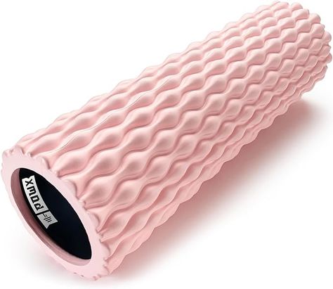 Amazon.com: Textured Foam Rollers for Muscle Massage – Medium-Density Back Foam Roller for Back Pain Relief & Muscle Recovery in Legs & Arms – Hollow Foam Roller for Muscle Exercises by PowX, 5.5x17.7 in. (Pink) : Sports & Outdoors Workout Wishlist, Foam Roller Neck, Back Foam Roller Exercises, Foam Roller Upper Back, Back Roller, Pregnancy Care Package, Muscle Exercises, Muscle Roller Stick, Myofascial Release Foam Roller