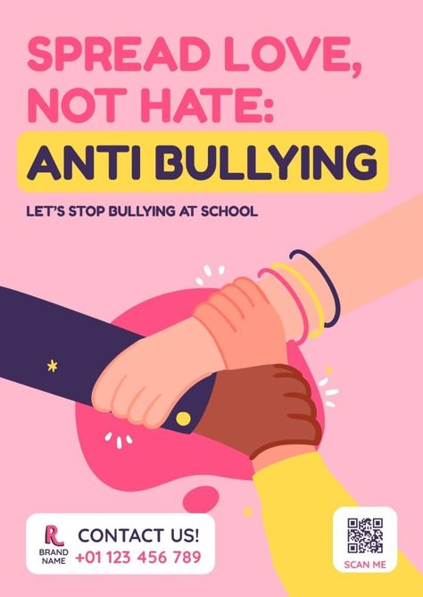 Anti Cyberbullying Posters, Anti Bully Posters Ideas, Spread Love Not Hate, Pashmina Saree, Name Calling, Small Talk, Roblox Codes, Blink Of An Eye, Creative Ads