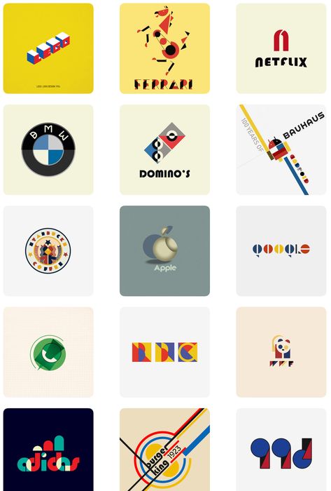 Logos of the World’s Biggest Brands Redesigned in the Bauhaus Style By Kelly Richman-Abdou on March 11, 2019 Bauhaus Logo Inspired, Bauhaus Logo Design, Fonts For Website, Friends Title, Bauhaus Logo, Eco Friendly Logo, Top Fonts, S Logo Design, Design Motifs