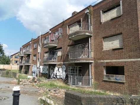 Council Estate Aesthetic, Estate Aesthetic, British Houses, Council Estate, Housing Crisis, Council House, British Council, Abandoned Houses, Architecture