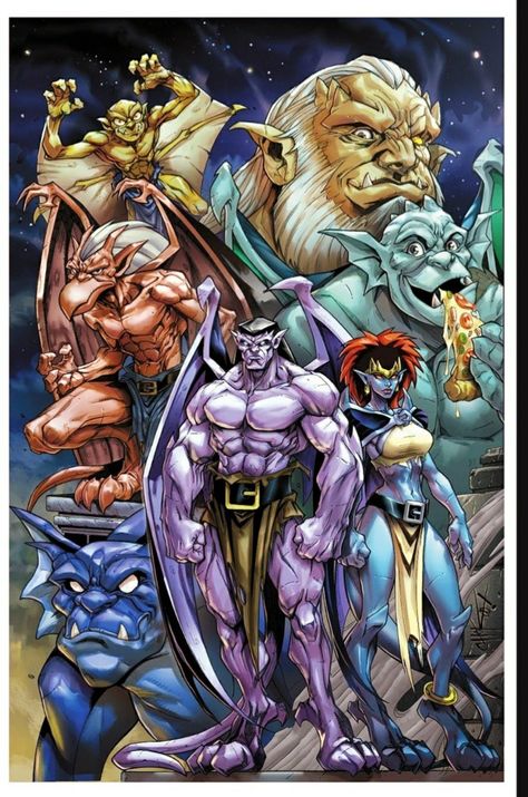 Gargoyles Characters, Gargoyles Cartoon, 80s Cartoon Shows, Gargoyles Art, Gargoyles Disney, Cartoons 80s 90s, Cartoon Character Tattoos, 80s Cartoon, Classic Cartoon Characters