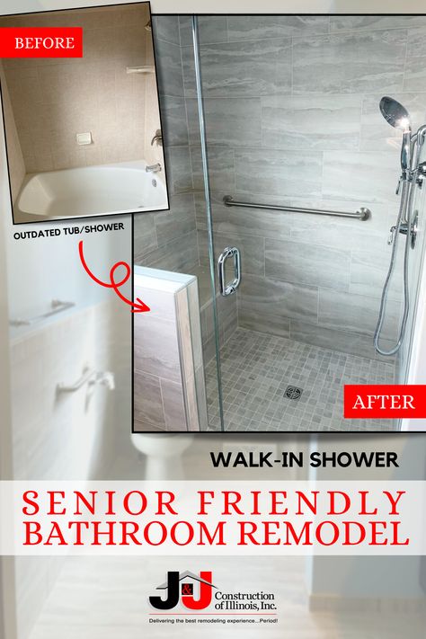 Bathroom Ideas For Seniors, Shower Remodel For Seniors, Senior Bathroom Ideas, Bathroom Remodel For Seniors, Bathrooms For Seniors, Senior Citizen Bathroom Ideas, Senior Friendly Bathroom Ideas, Handicapped Shower Remodel, Small Bathroom Remodel For Elderly