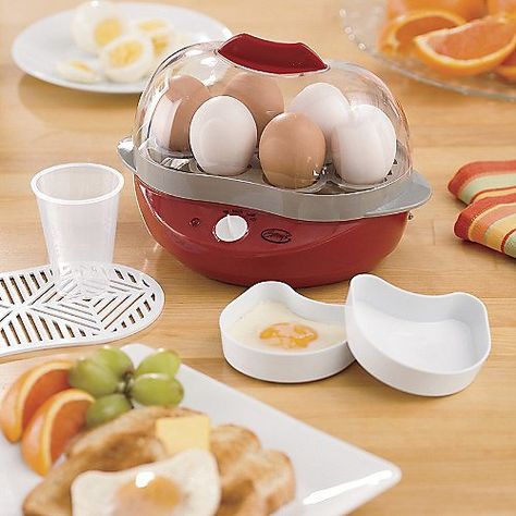 Ginny's Brand Egg Cooker - http://sleepychef.com/ginnys-brand-egg-cooker/ Dash Egg Cooker, Rv Traveling, Egg Cookers, Perfect Hard Boiled Eggs, Perfect Eggs, Egg Cooker, Dinner Prep, Eating Eggs, Small Kitchens