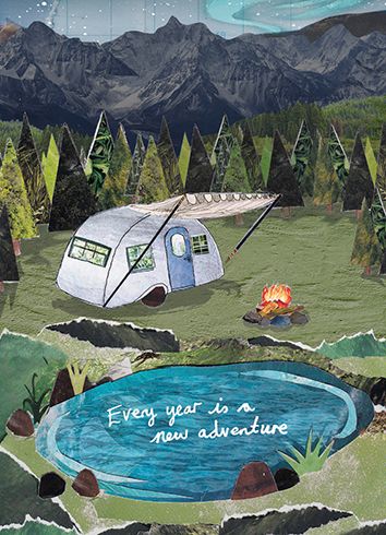 Paint Reference, Camping Inspiration, Travel Movies, Adventure Print, Camping Birthday, Envelope Design, Caption Quotes, Original Collage, Travel Stuff