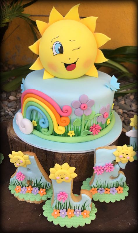 Farm Animal Cakes For Kids, Farm Animal Birthday Cake, Farm Animal Themed Birthday Party, Animal Cakes For Kids, Sunshine Birthday Cakes, Animal Birthday Cake, Farm Animal Cake, Birthday Cake For Boys, Birthday Cake For Kids