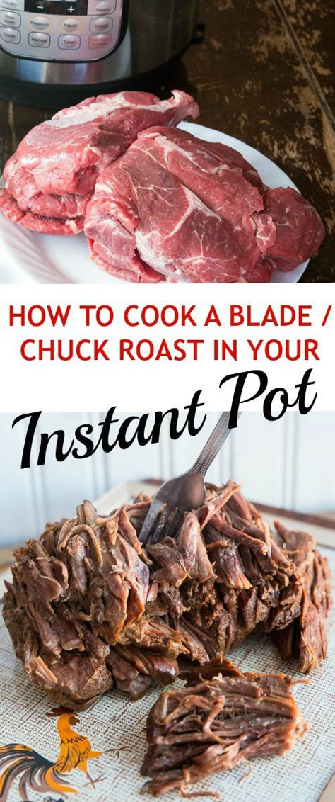 how to cook a roast Roast In Instant Pot, Blade Roast, Chuck Roast Recipes, Great Dinner Recipes, Cooking A Roast, Beef Roast, Instant Pot Dinner Recipes, Supper Recipes, Chuck Roast