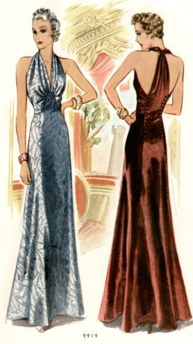 1930s ladies evening wear | What Did Women Wear in the 1930s? 1930s Formal Dress, Art Deco Gown, 1930s Dress, 30s Fashion, Gatsby Party, Womens Fashion Casual Spring, Womens Fashion Casual Summer, 1930s Fashion, Moda Vintage