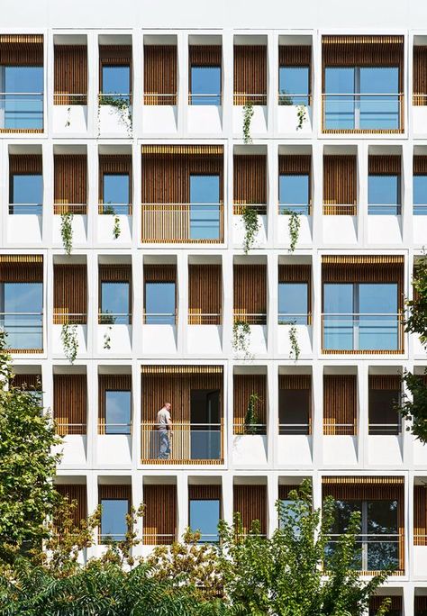 Condominium Facade, Condominium Design, Hotel Facade, Apartments Exterior, Green Facade, Facade Architecture Design, Residential Building Design, Classic Building, Condo Design