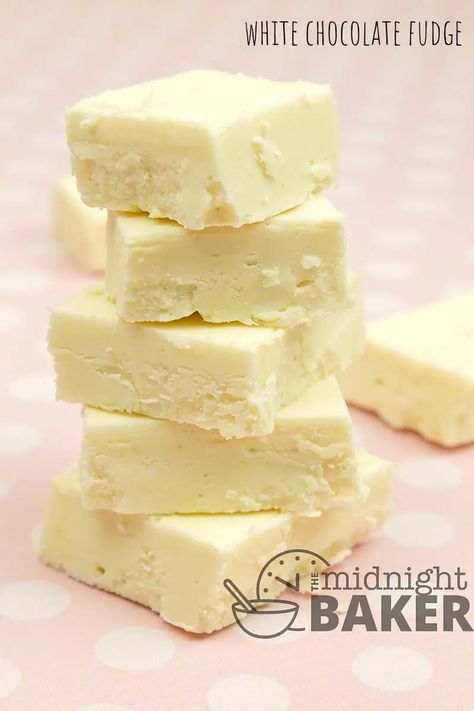 White Chocolate Fudge - The Midnight Baker