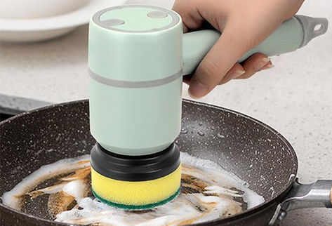 Definitely a problem solver in the kitchen! Great advantage in dishwashing, scrubbing, and cleaning. Bathtub Tile, Electric Cleaning Brush, Health And Food, Electric Brush, Tub Cleaner, Kitchen Finds, Cleaning Gadgets, Clean Tile, Scrub Brush