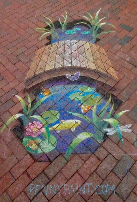 Sidewalk Art Ideas, City Murals, 3d Sidewalk Art, Chalk Photography, Chalk Art Festival, Chalk Festival, Fun Chalk Art, Reston Town Center, Cool Cartoon Drawings