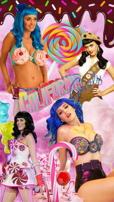 #katyperry #katyperrycaliforniagurls California Gurls Katy, Katy Perry Outfits, Katy Perry Wallpaper, Katy Perry Hot, 2010s Aesthetic, Candy Girl, Stage Outfits, Katy Perry, Concert Outfit