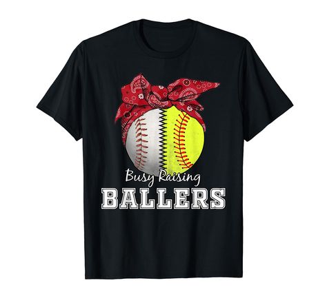 PRICES MAY VARY. Baseball Mom Softball Mom Tee, Busy Raising Ballers Softball Baseball funny gift, Baseball Mom Softball Mom gift, Softball Mom gift, Baseball Mom funny gift, Softball Baseball womens funny gift, Softball Baseball mom funny birthday gift, baseball mom Busy Raising Ballers Tee, Perfect Gift For Mom, Mothers Day, Funny Gift For Sport Mom, make a great gift for birthday party for mothers. Lightweight, Classic fit, Double-needle sleeve and bottom hem Busy Raising Ballers, Raising Ballers, Mom Funny, Baseball Mom Shirts, Baseball T, Softball Mom, Baseball Mom, Baseball T Shirt, Mom Shirts