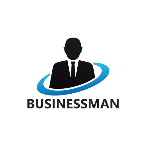 Vector businessman logo template design | Premium Vector #Freepik #vector #teamwork #hand-shake-logo #leader-logo #people-management Shake Logo, Leader Logo, Entrepreneur Logo, People Management, Work Logo, Hand Shake, Management Logo, Boss Logo, Accounting And Finance