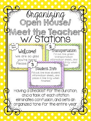 Open House Stations, Desk Organization Ideas, Teacher Desk Organization, Curriculum Night, School Open House, Student Info, Teacher Back To School, Parent Involvement, Back To School Night