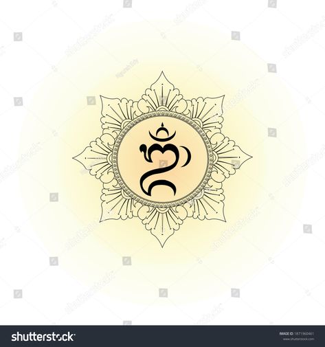 Balinese Tattoo, Om Tattoo, Symbol Tattoos, Sacred Symbols, Symbolic Tattoos, Balinese, Concept Store, Stock Vector, Bali