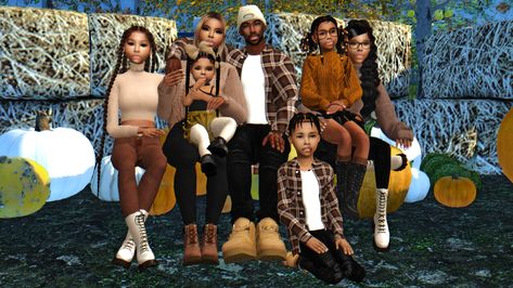 Sims 4 Family Outfits Cc, Black Sims Family, Sierra The Simmer's Cc Finds, Sierrathesimmer Sims 4, Family Download Sims 4, Family Cc Sims 4, Sims 4 Clothing Cc Folder, Sims 4 Birthday Poses, Sims 4 Black Family