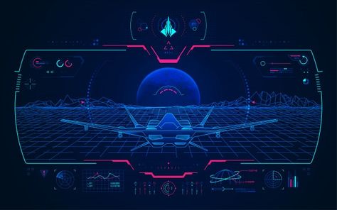 Infographic Technology, Concept Technology, Aviation Technology, Boeing 707, Electromagnetic Spectrum, Vector Infographic, Command And Control, Battlefield, Premium Vector