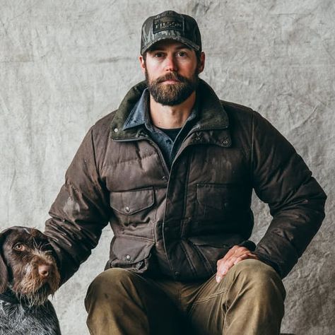 Rugged Outdoorsman Style, Outdoorsmen Style, A Southern Soul, Lumberjack Style, Mens Inspiration, Hunter Outfit, Mens Outdoor Clothing, Scruffy Men, Don't Quit