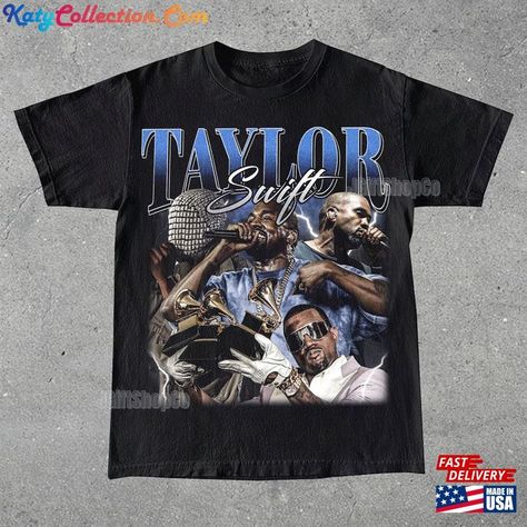 Vintage Taylor Kanye T-Shirt Unisex Man And Women Graphic Tee Swift Hoodie Sweatshirt Check more at https://katycollection.com/product/vintage-taylor-kanye-t-shirt-unisex-man-and-women-graphic-tee-swift-hoodie-sweatshirt/ Kanye Merch, Kanye West Meme, Kanye T Shirt, Taylor Swift Kanye West, Women Graphic, Chicago Med, Stylish Summer Outfits, Graphic Tees Women, Kanye West