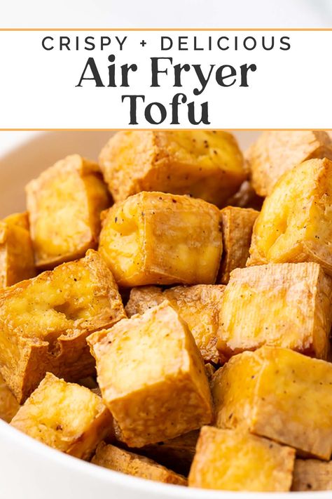 Fry Tofu, Air Fryer Tofu, Tofu Sandwich, Deep Fried Tofu, Tofu Tacos, Tofu Stir Fry, Meatless Recipes, Tofu Recipe, Tofu Dishes