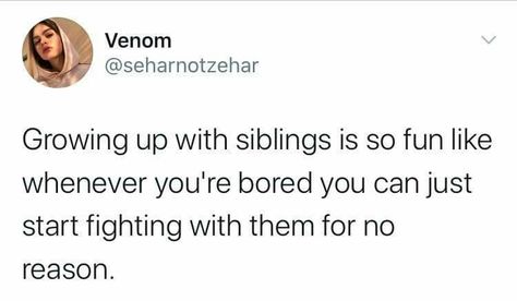 Relatable Sibling Tweets, Relatable Friendship Tweets Funny, Sibling Quotes Funny Humor, Sibling Tumblr Posts, Relatable Friendship Tweets, Relatable Tweets Teenagers, Sibling Tweets, Sibling Relatable, Hogwarts Instagram