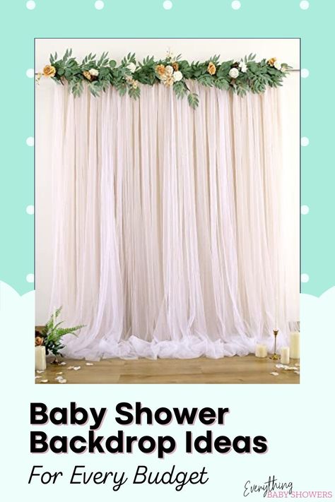 A baby shower is a celebration of new life and new beginnings. What better way to set the tone for this exciting event than with a beautiful, custom backdrop? Whether you’re looking for something simple and elegant or festive and over-the-top, there’s sure to be a backdrop option that fits both your style and your budget. Here are some ideas to get you started. Baby Shower Photo Backdrop Diy, Simple Baby Shower Backdrop Ideas, Easy Baby Shower Backdrop, Simple Baby Shower Backdrop, Baby Shower Backdrop Diy, Baby Backdrop Ideas, Girly Baby Shower Themes, Budget Baby Shower Ideas, Diy Baby Shower Backdrop